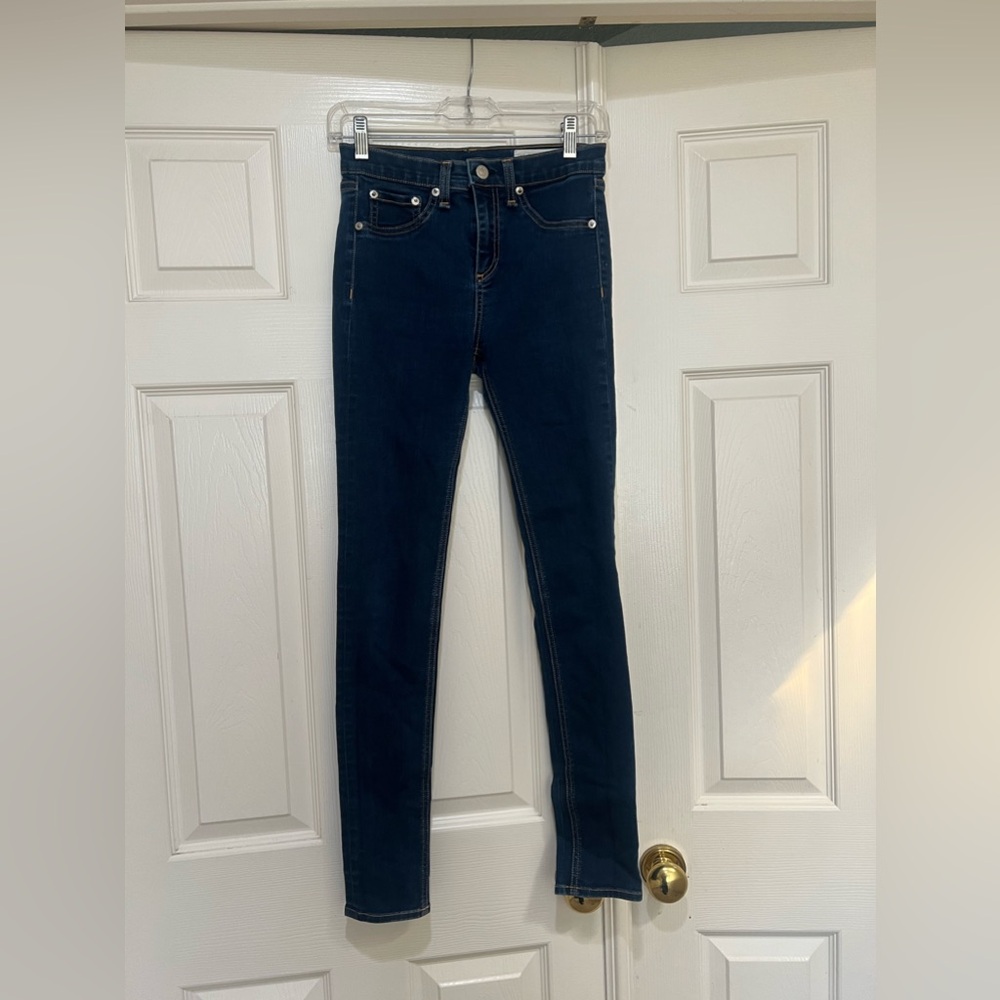 Rag & Bone 10 Inch High Rise Skinny Jeans Size 25